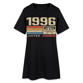 Légendes 1996 Millésime 1996 Jubilé 1996 vintage  - Robe T-shirt Femme - noir - Devant