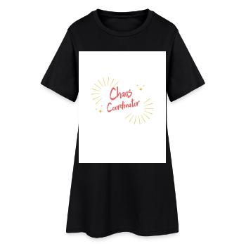 Koordinator von Common Chaos - Frauen T-Shirt-Kleid - Schwarz - Vorne