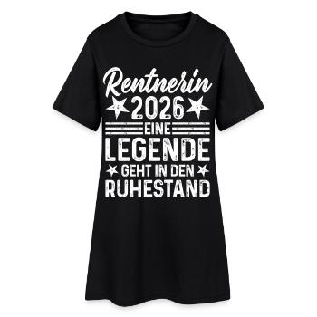 Retraité 2026 Une légende prend sa retraite - Robe T-shirt Femme - noir - Devant