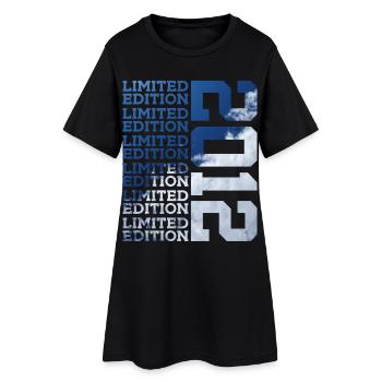 14 ANS ÉDITION LIMITÉE 2012 14E ANNIVERSAIRE - Robe T-shirt Femme - noir - Devant