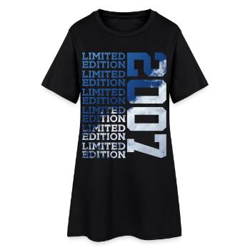 19 YEARS LIMITED EDITION 2007 19TH BIRTHDAY - Women’s T-Shirt Dress - black - Front