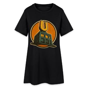 Dortmund U - Robe T-shirt Femme - noir - Devant