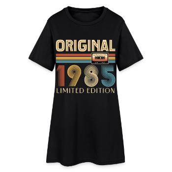 Original 40 Year Birthday 1985 Party Gift - Women’s T-Shirt Dress - black - Front