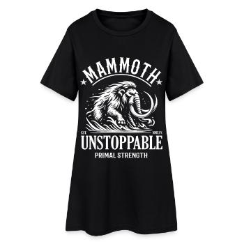 Conception mammouth – Force primale - Robe T-shirt Femme - noir - Devant