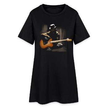 guitariste - Robe T-shirt Femme - noir - Devant