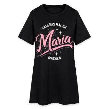 Que Marie le fasse - jour du nom - Robe T-shirt Femme - noir - Devant