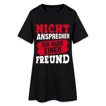 Malle NICHT ANSPRECHEN Mallorca Party Lustig - Frauen T-Shirt-Kleid - Schwarz - Vorne