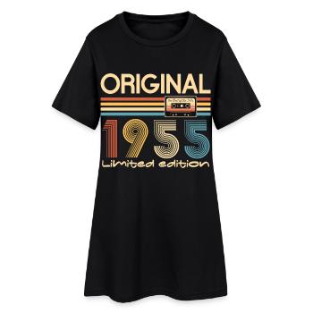 Birthday 70 Years Original 1955 Party Gift - Women’s T-Shirt Dress - black - Front