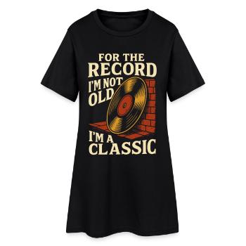 Pour le disque I’m Not Old I’m A Classic Vinyl - Robe T-shirt Femme - noir - Devant