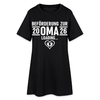 Promotion to Grandma 2026 - Expectant Grandmother - Women’s T-Shirt Dress - black - Front