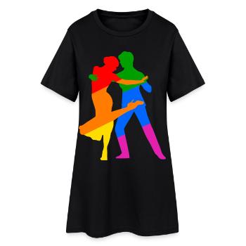 Gay Tango Argentino - Robe T-shirt Femme - noir - Devant