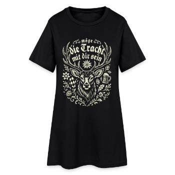 Que le costume traditionnel soit avec vous - Marquee & Fun - Robe T-shirt Femme - noir - Devant