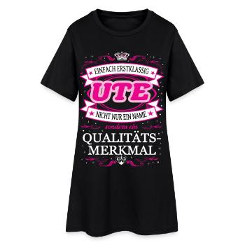Caractéristique de qualité Ute tout simplement de première classe - Robe T-shirt Femme - noir - Devant