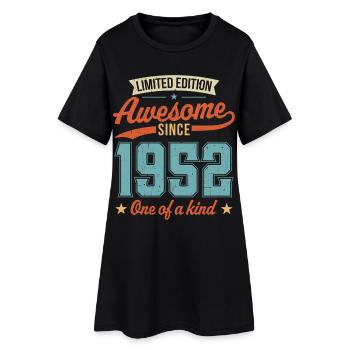 Génial depuis 1952 - Robe T-shirt Femme - noir - Devant
