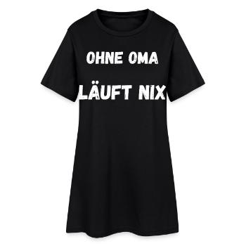 Chemise de grand-mère – Rien ne fonctionne ici sans grand-mère - Robe T-shirt Femme - noir - Devant