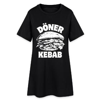 Döner Kebab - Restauration rapide - Spruch - Robe T-shirt Femme - noir - Devant