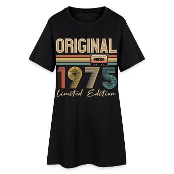 50e anniversaire 50 ans original 1975 - Robe T-shirt Femme - noir - Devant