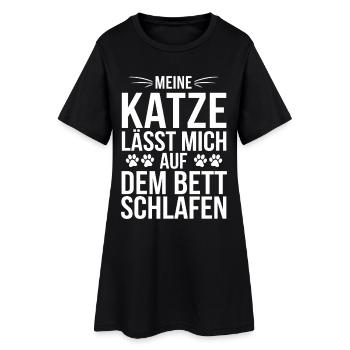 Chat Chat Propriétaire Chat Propriétaire Amoureux des chats - Robe T-shirt Femme - noir - Devant