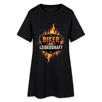 Des motards passionnés - Robe T-shirt Femme - noir - Devant