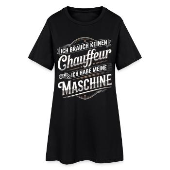 Machine au lieu d’un chauffeur - Robe T-shirt Femme - noir - Devant