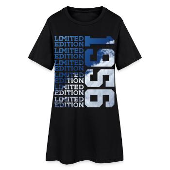 70 ANS ÉDITION LIMITÉE 1956 70E ANNIVERSAIRE - Robe T-shirt Femme - noir - Devant