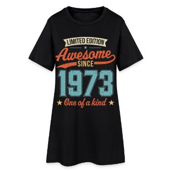 Génial depuis 1973 - Robe T-shirt Femme - noir - Devant