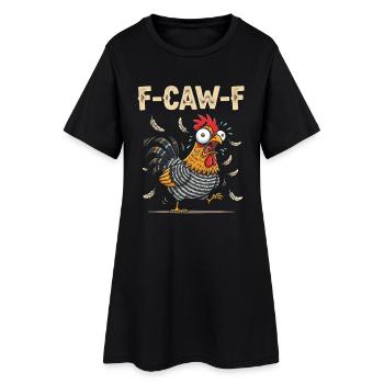 F-Caw-F Poulet Meme Funny Bielefeld Poulet - Robe T-shirt Femme - noir - Devant