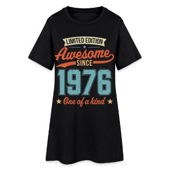 Génial depuis 1976 - Robe T-shirt Femme - noir - Devant