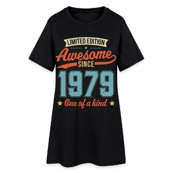 Génial depuis 1979 - Robe T-shirt Femme - noir - Devant
