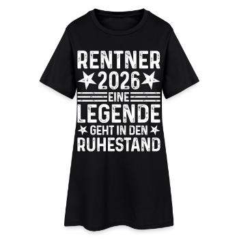 Retraités 2026 Une légende prend sa retraite - Robe T-shirt Femme - noir - Devant