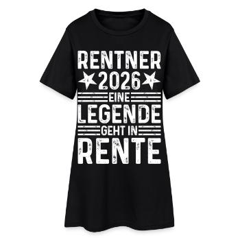 Retraités 2026 - Une légende prend sa retraite - Robe T-shirt Femme - noir - Devant