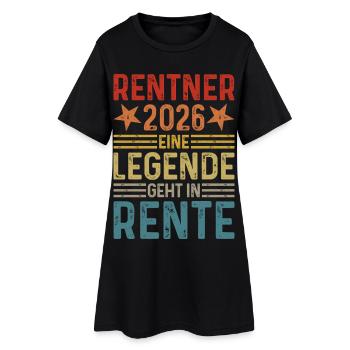 Retraités 2026 - Une légende prend sa retraite - Robe T-shirt Femme - noir - Devant
