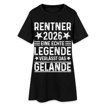Retraités 2026 - Une légende quitte le site - Robe T-shirt Femme - noir - Devant