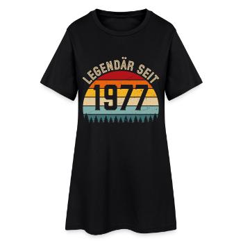 Légendaire depuis 1977 – Né en 1977 - Robe T-shirt Femme - noir - Devant