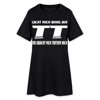 Laughs Me Out Tournament Sucker Design - Robe T-shirt Femme - noir - Devant