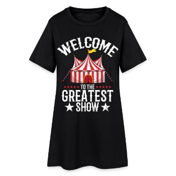 bienvenue à-le plus grand spectacle Cirque - Robe T-shirt Femme - noir - Devant