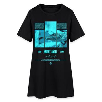 Cuban Knight Anole Lizard Owner Reptile Keeper - Women’s T-Shirt Dress - black - Front