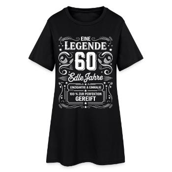 Eine Legende Edle Jahre Geburtstag 60 Geschenk - Frauen T-Shirt-Kleid - Schwarz - Vorne