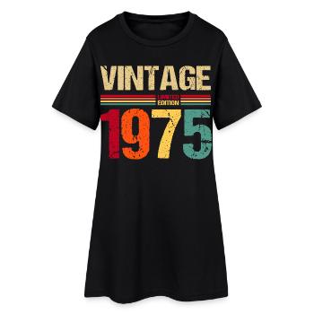 1975 Édition limitée - Robe T-shirt Femme - noir - Devant