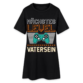Gamer Dad NEXT LEVEL DAD Fun - Women’s T-Shirt Dress - black - Front