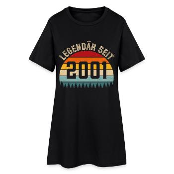 Légendaire depuis 2001 – Millésime 2001 - Robe T-shirt Femme - noir - Devant