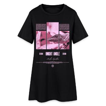 Chevalier cubain Anole Lézard Propriétaire Gardien de Reptiles - Robe T-shirt Femme - noir - Devant