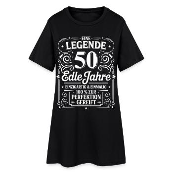 Eine Legende Edle 50 Jahre Geburtstag Geschenk - Frauen T-Shirt-Kleid - Schwarz - Vorne