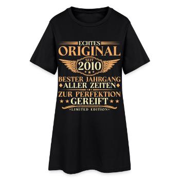 16ème Anniversaire Vintage Original Millésime 2010 - Robe T-shirt Femme - noir - Devant