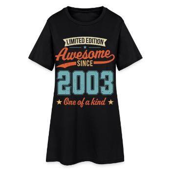 Awesome Since 2003 - Women’s T-Shirt Dress - black - Front