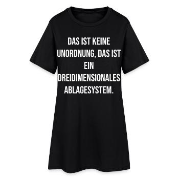 Système de classement tridimensionnel Spruch - Robe T-shirt Femme - noir - Devant