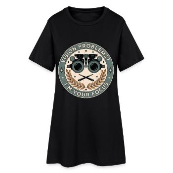 Optométriste Problèmes de vision Je suis ophtalmologiste - Robe T-shirt Femme - noir - Devant