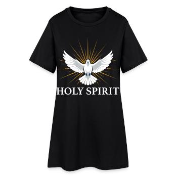 Heiliger Geist Taube mit Strahlen Glaube Religion - Robe T-shirt Femme - noir - Devant