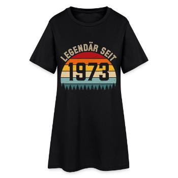Légendaire depuis 1973 – Né en 1973 - Robe T-shirt Femme - noir - Devant