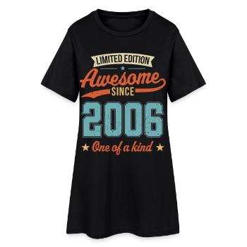 Génial depuis 2006 - Robe T-shirt Femme - noir - Devant